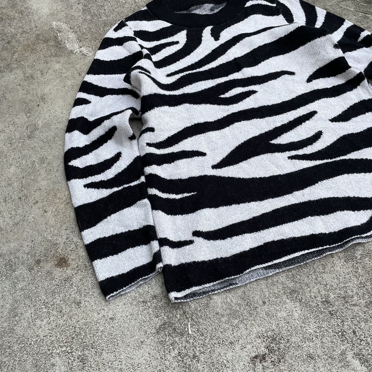 If Six Was Nine Vintage Y2K ABSTRACT MOHAIR SWEATER OPIUMCORE Buymypiece 90s Size US M / EU 48-50 / 2 - 2 Thumbnail
