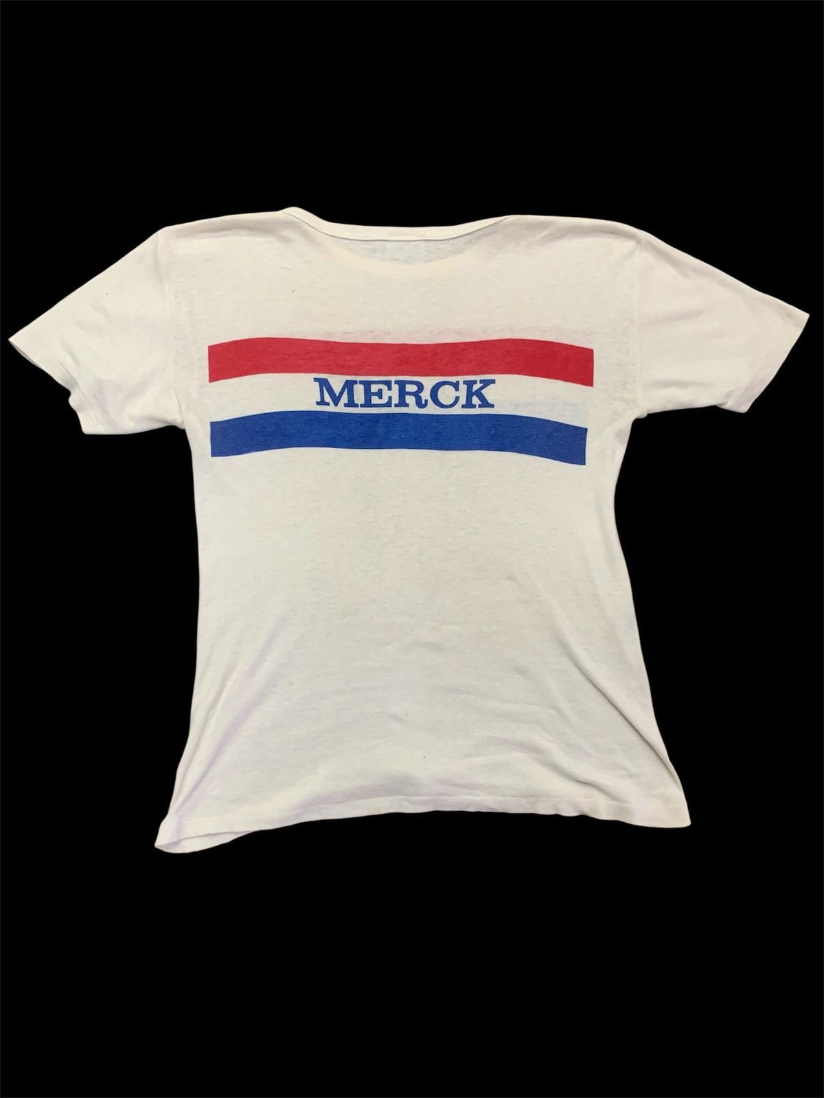 Other MERCK T-SHIRT 70’s 80’s Size US S / EU 44-46 / 1 - 2 Thumbnail