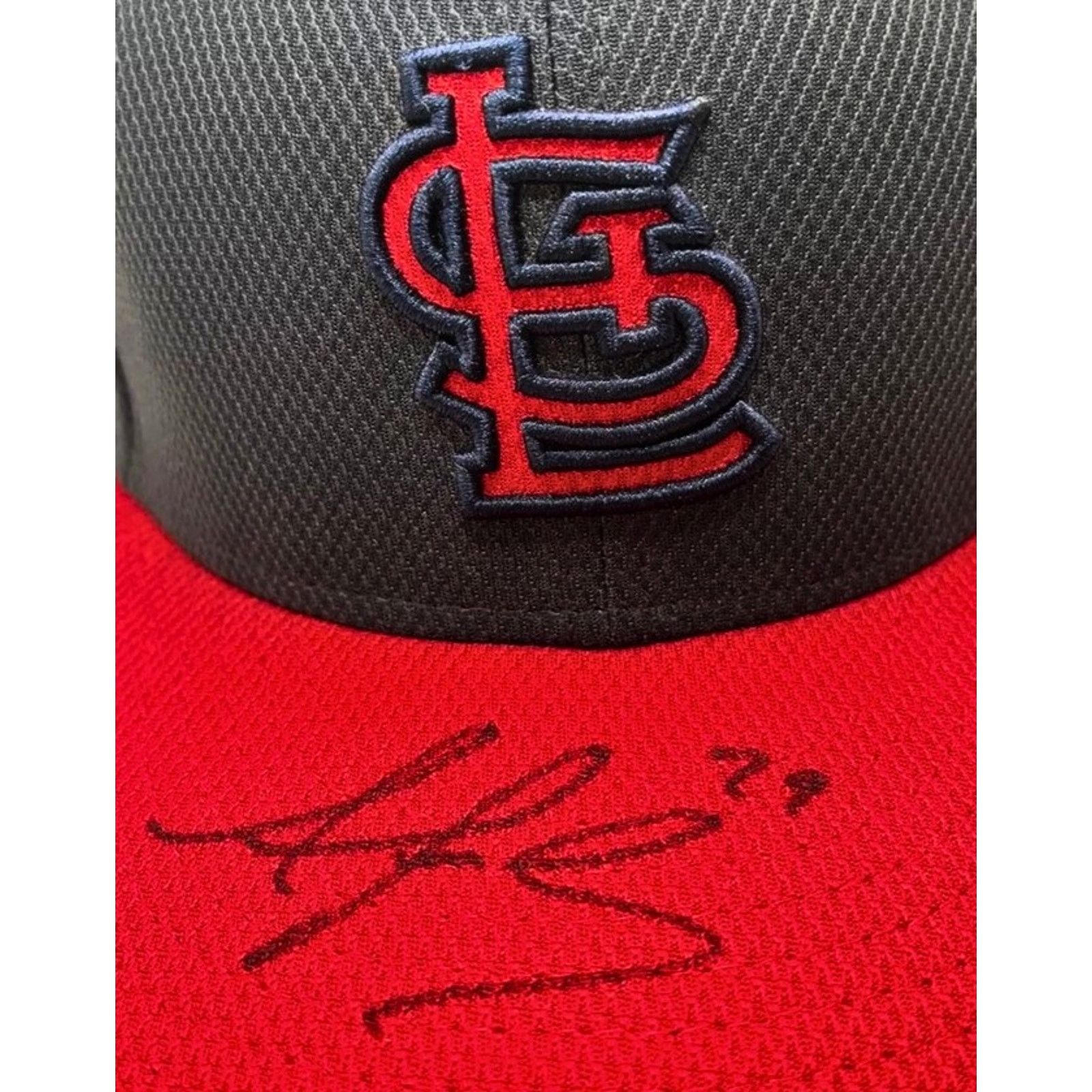 New Era St Louis Cardinals New Era Hat 7 3/4 Alex Reyes Signed Size ONE SIZE - 8 Thumbnail