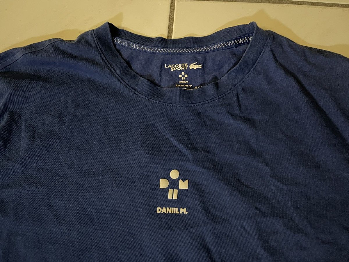Lacoste Lacoste Tennis x Daniil Medvedev XXL T Shirt Blue Size US XXL / EU 58 / 5 - 2 Thumbnail
