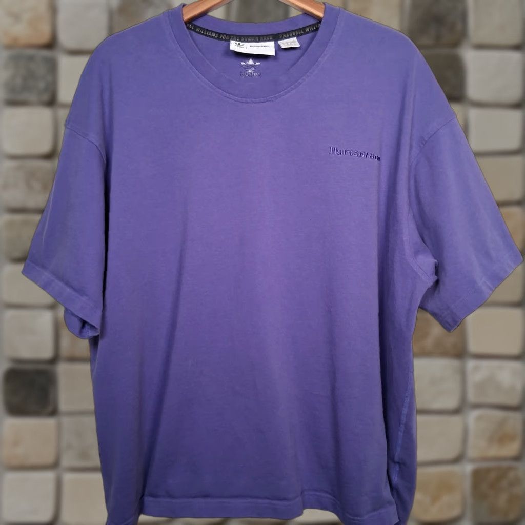 Adidas Adidas Shirt Pharrell Williams Humanrace 2XL Purple Heavyweight Cotton Cropped Size XXL / US 16-18 / IT 52-54 - 1 Thumbnail