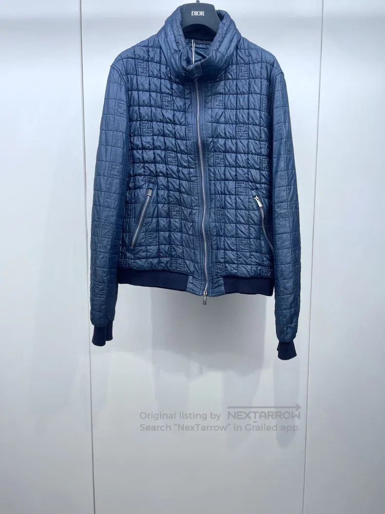 Fendi Fendi Navy Blue Puffer Coat Size US L / EU 52-54 / 3 - 1 Thumbnail