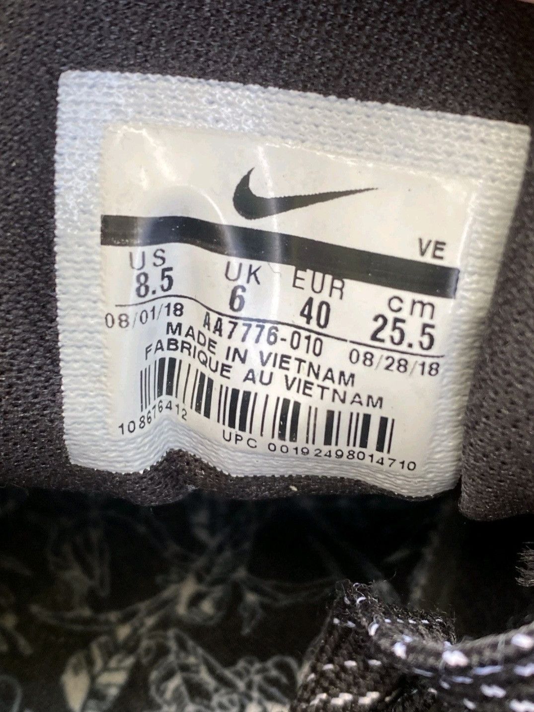 Nike Wmns Nike In Season TR 8 Black AA7776010 Size 8.5 Size US 8.5 / IT 38.5 - 7 Thumbnail