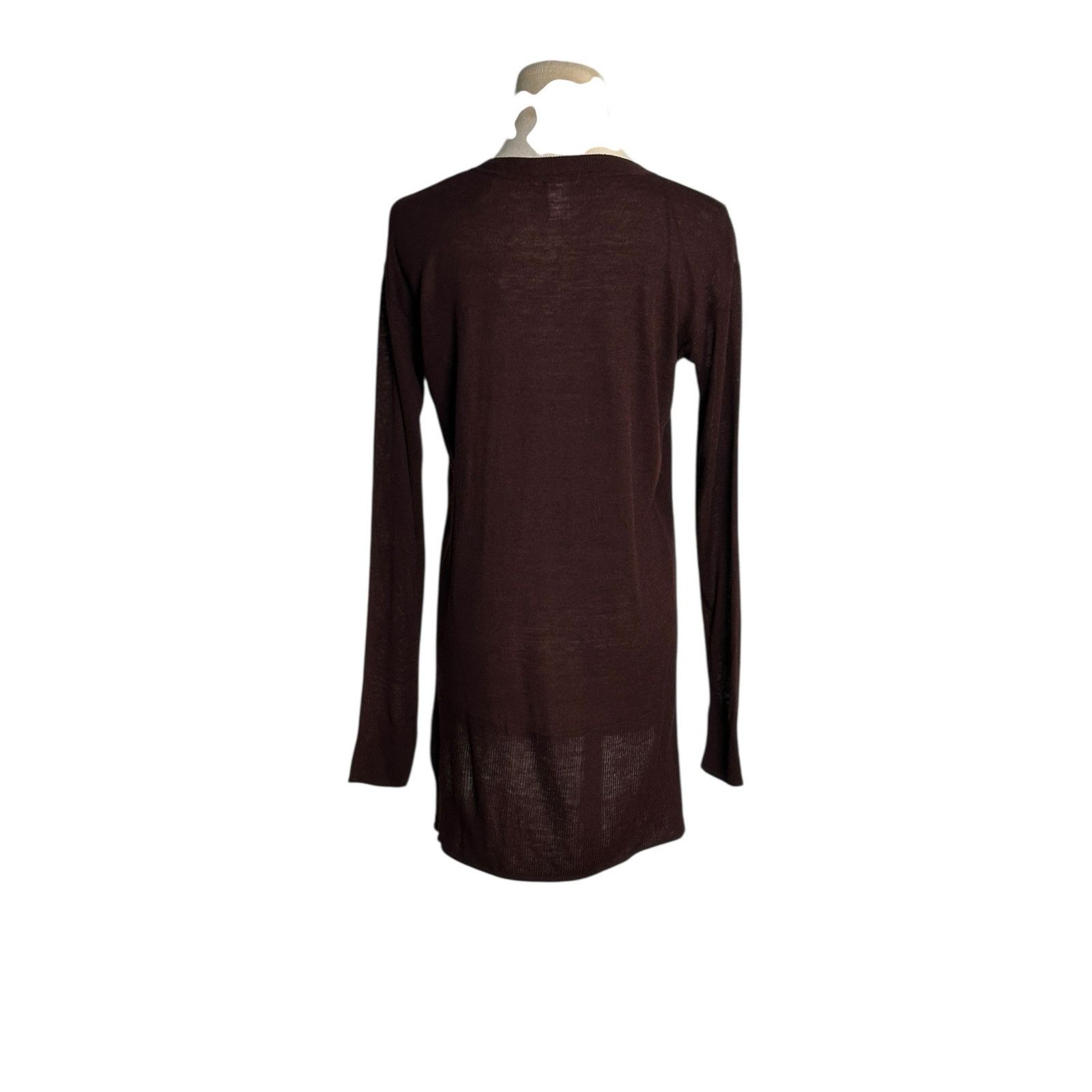 H&M H&M brown long sleeves hi low sweater size XS Size XS / US 0-2 / IT 36-38 - 12 Thumbnail