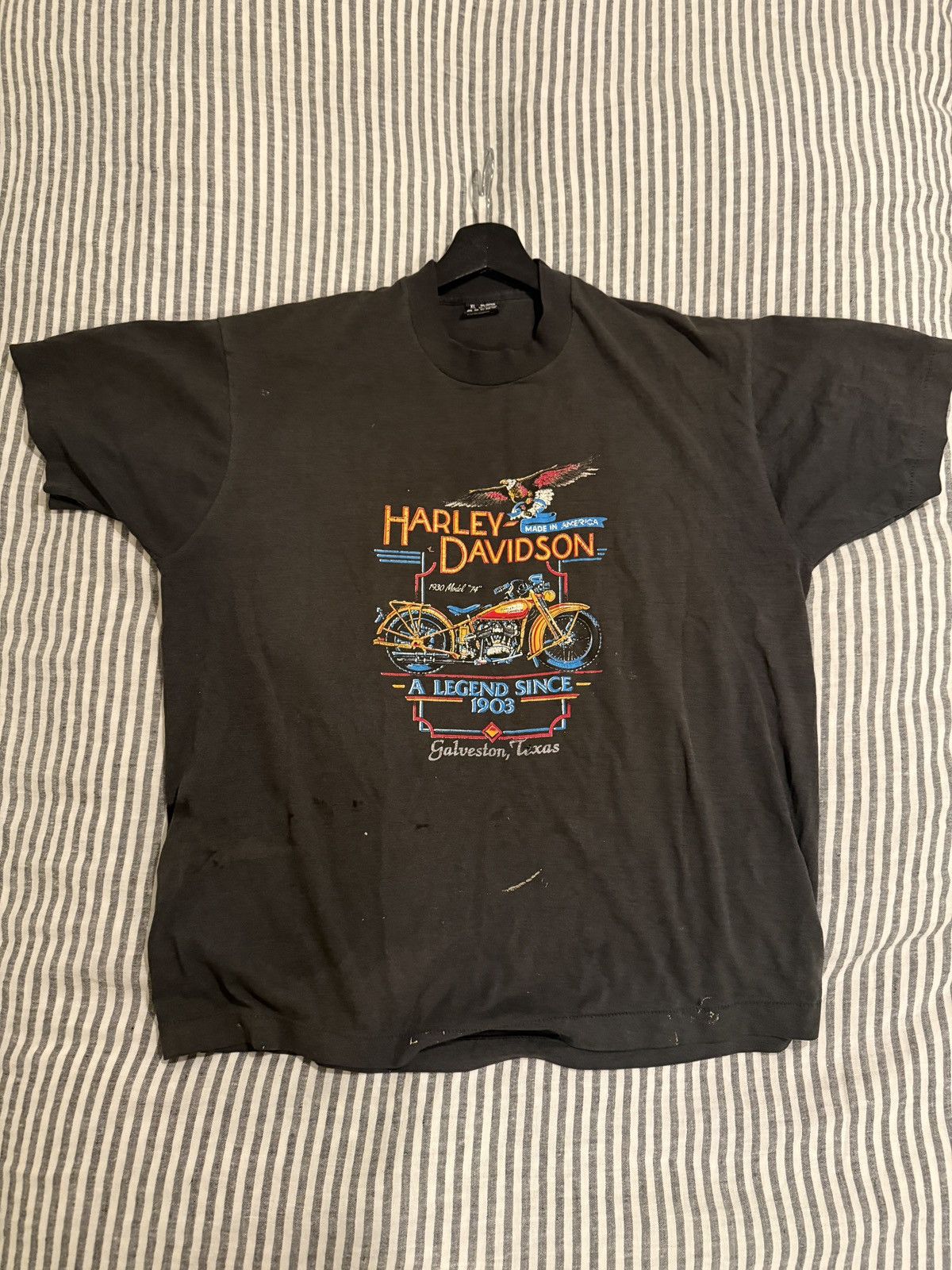 Vintage Vintage Harley Davidson T Shirt Size US L / EU 52-54 / 3 - 3 Thumbnail