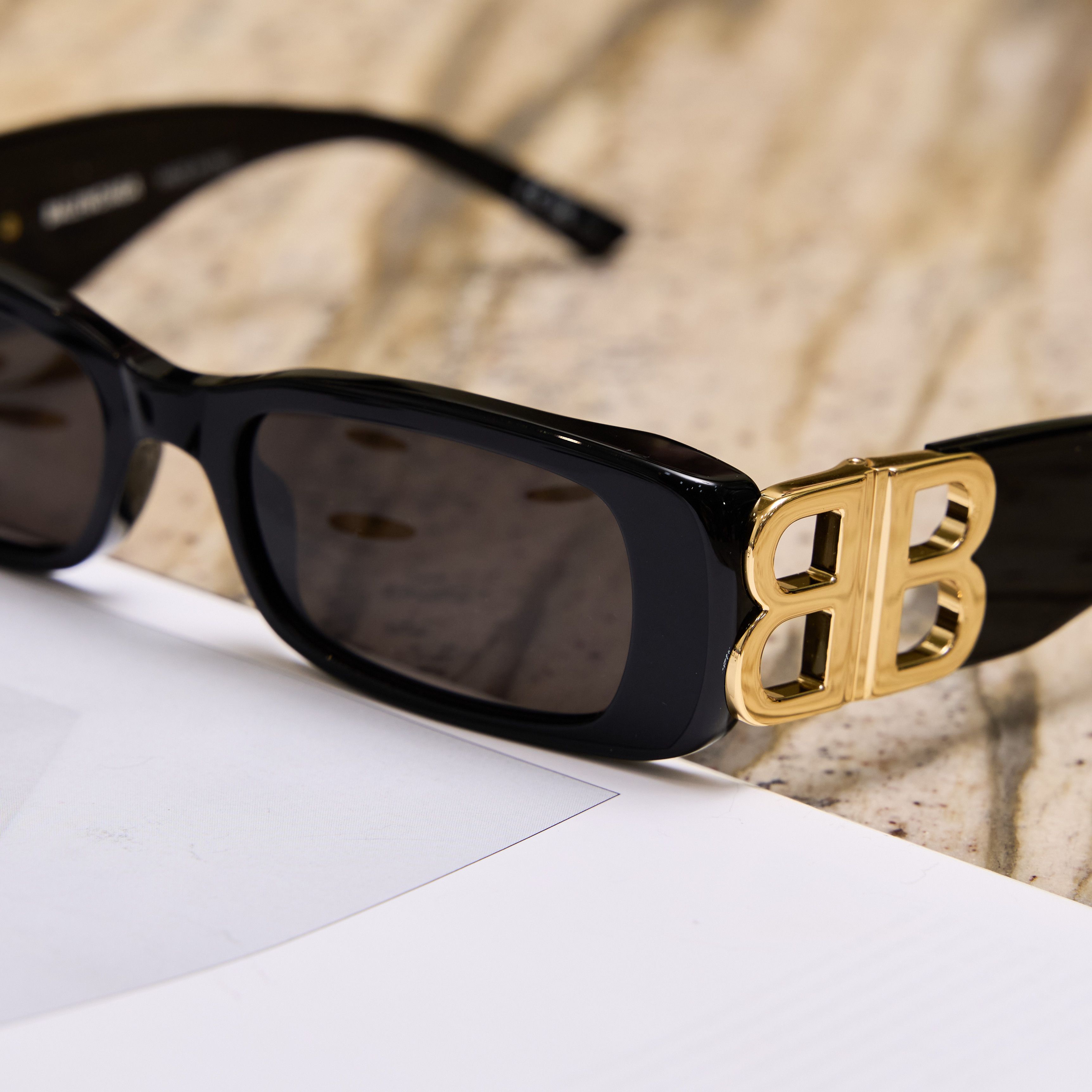 Balenciaga BALENCIAGA Dynasty Sunglasses BLACK Size ONE SIZE - 2 Thumbnail