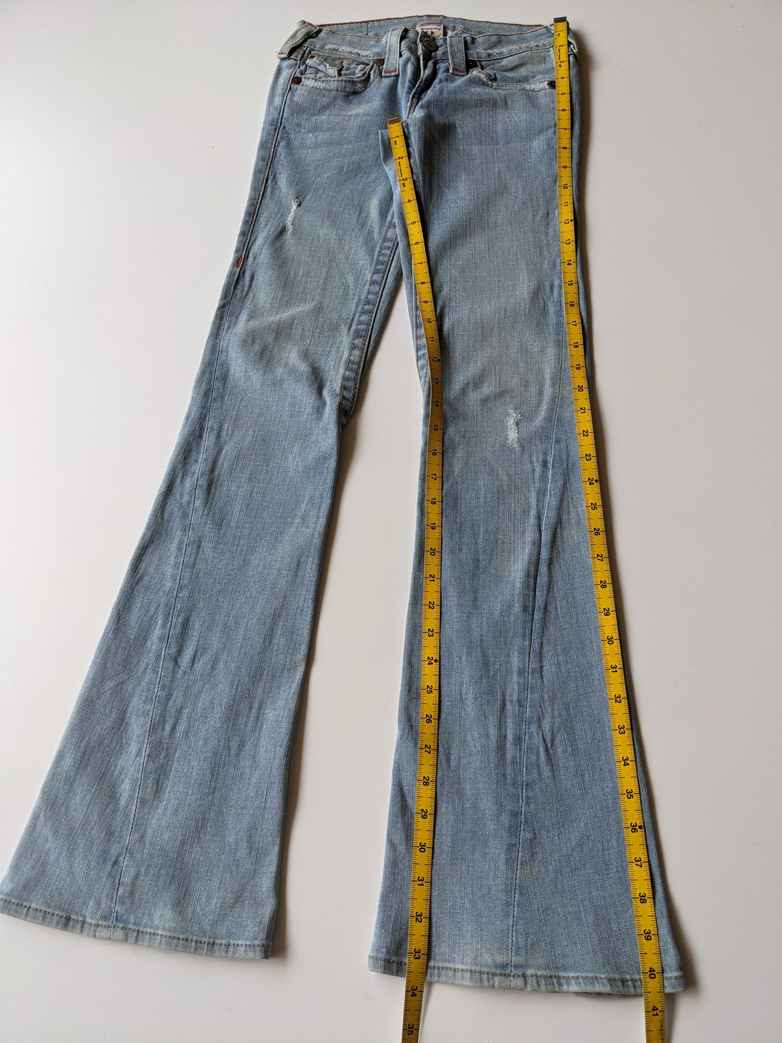 Jean × Le Grande Bleu (L.G.B.) × True Religion True Religion flare jeans bootcut Size 26" / US 2 / IT 38 - 8 Thumbnail