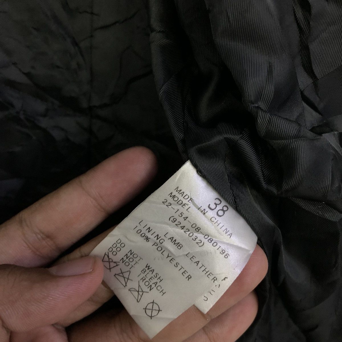 Japanese Brand Esnation Bis Lamb Leather Women Jacket Size S / US 4 / IT 40 - 15 Thumbnail