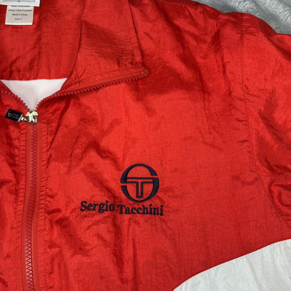 Sergio Tacchini Sergio Tacchini Men's Large Color Block Track Jacket VTG Size US L / EU 52-54 / 3 - 5 Thumbnail