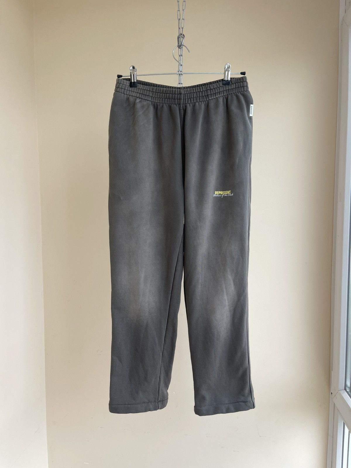 Represent Patron Of The Club Fade Out Wash Cotton Sweatpants