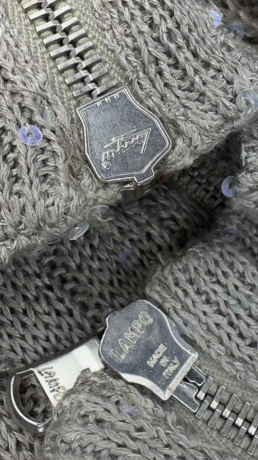 Brunello Cucinelli Brunello Cucinelli Linen Silk Sequin Knit Sweater Size M/L Size L / US 10 / IT 46 - 9 Thumbnail