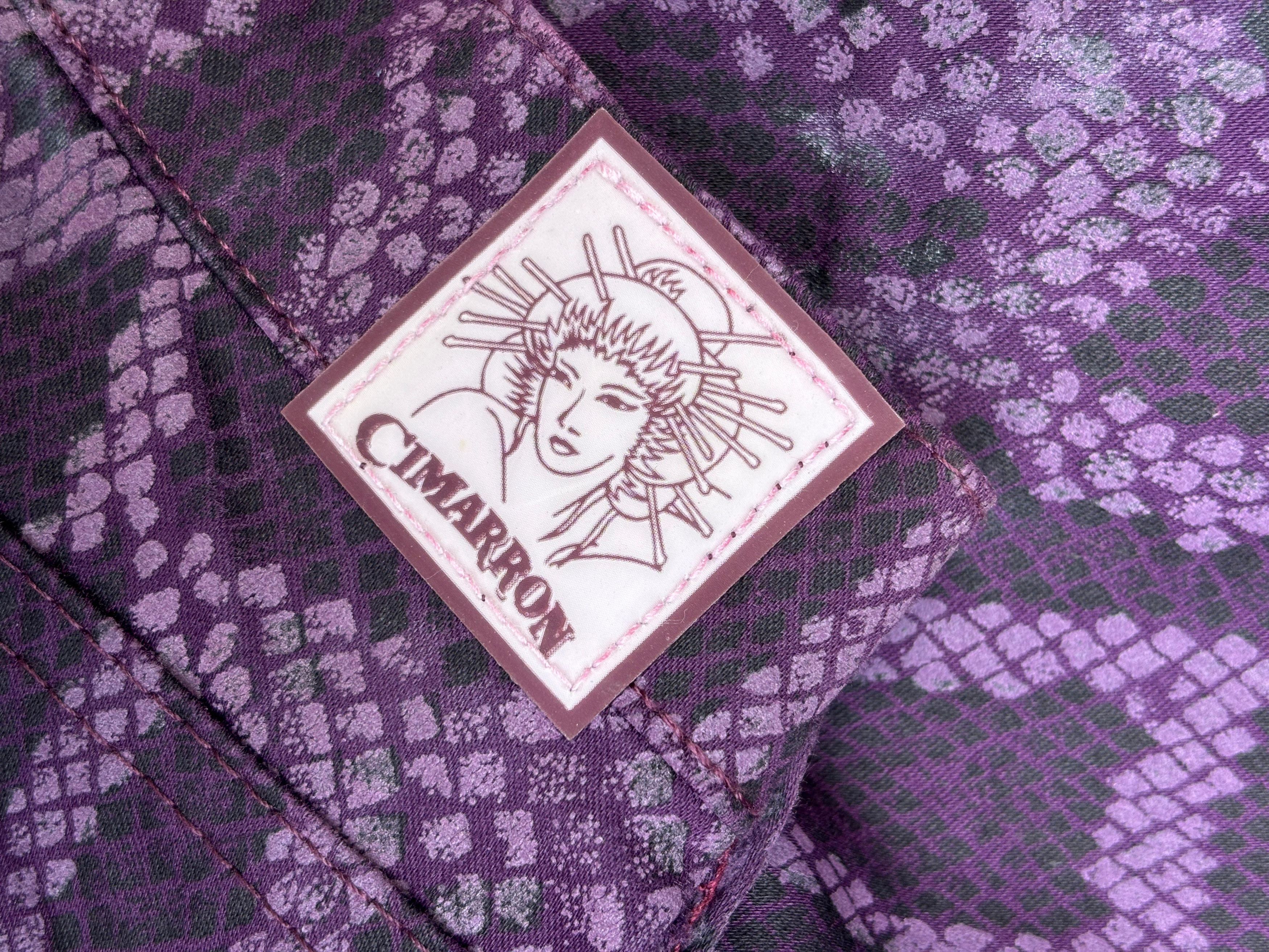 Japanese Brand Snake Printed Cimarron Trouser Pants Size 28" / US 6 / IT 42 - 10 Thumbnail