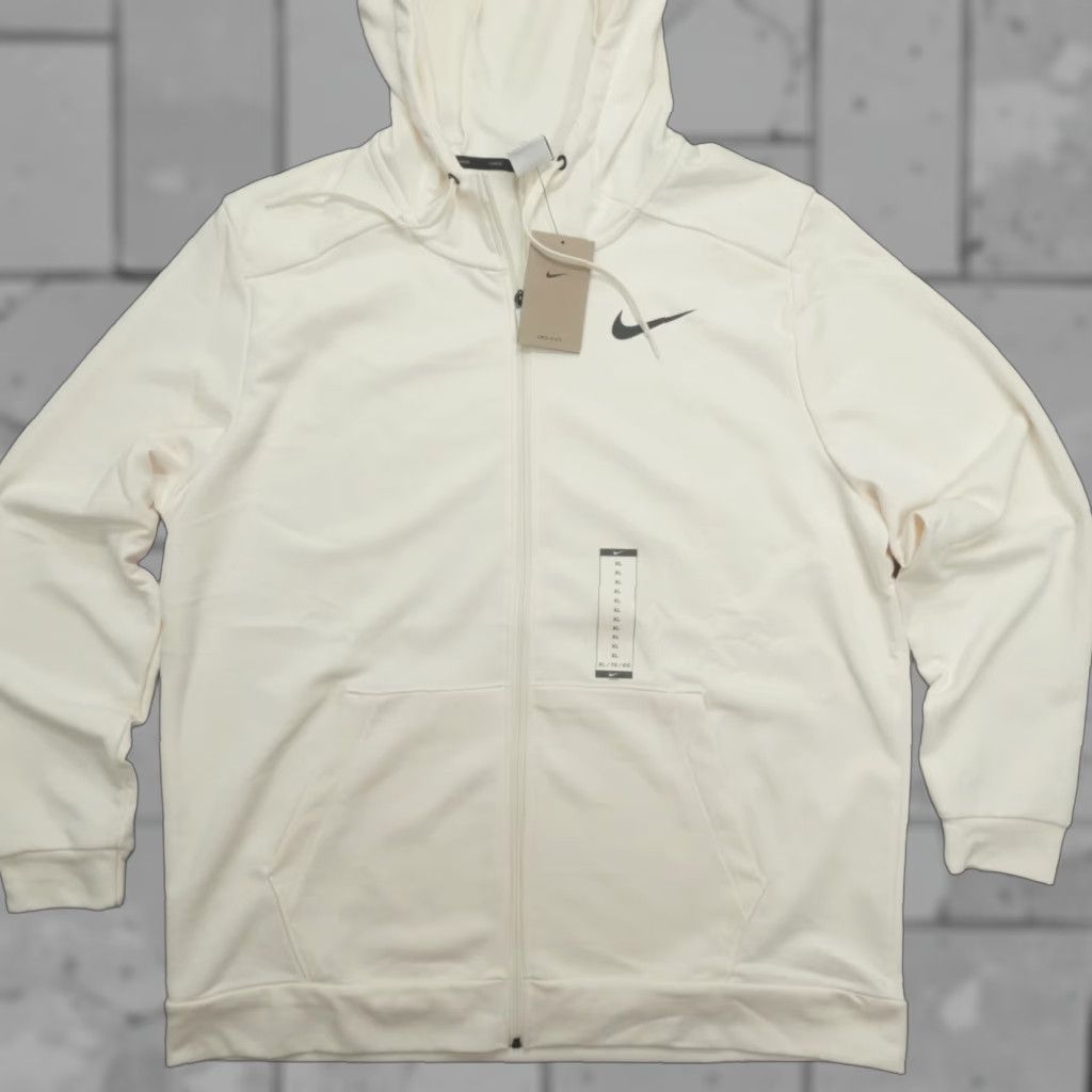 Nike Nike Dri-FIT Full-Zip Training Hoodie Men’s XL Beige CZ6376-110 Size US XL / EU 56 / 4 - 1 Thumbnail