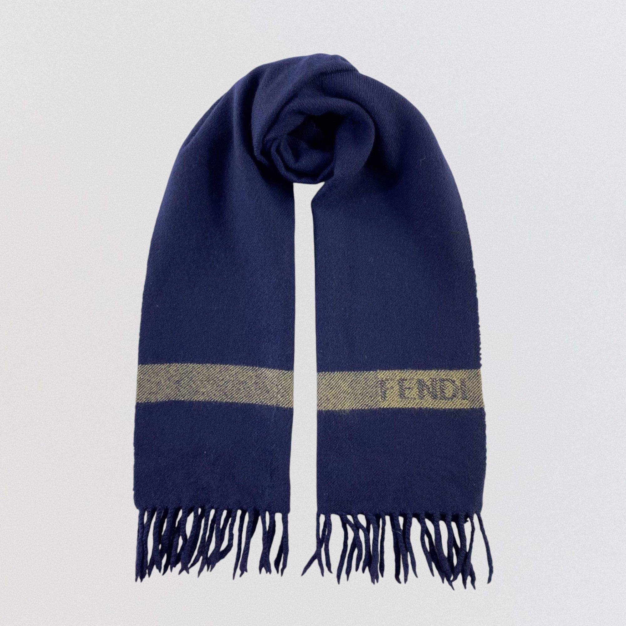 Fendi Fendi Scarf Wool Muffler Neck Wrap Size ONE SIZE - 1 Thumbnail