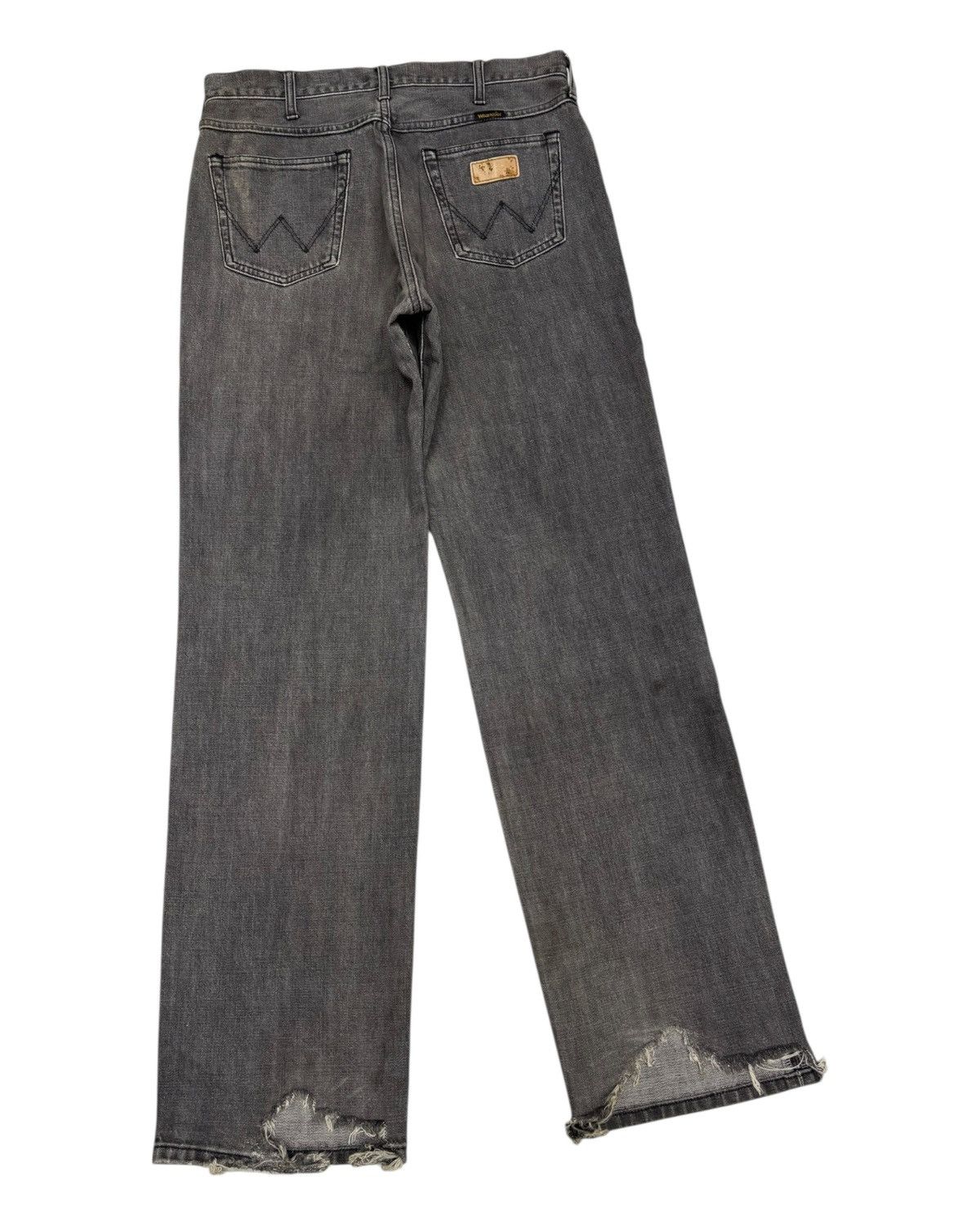 Kapital VINTAGE BAGGY JEANS WRANGLER FADED BLACK LOOSE JEAN Size US 32 / EU 48 - 6 Thumbnail