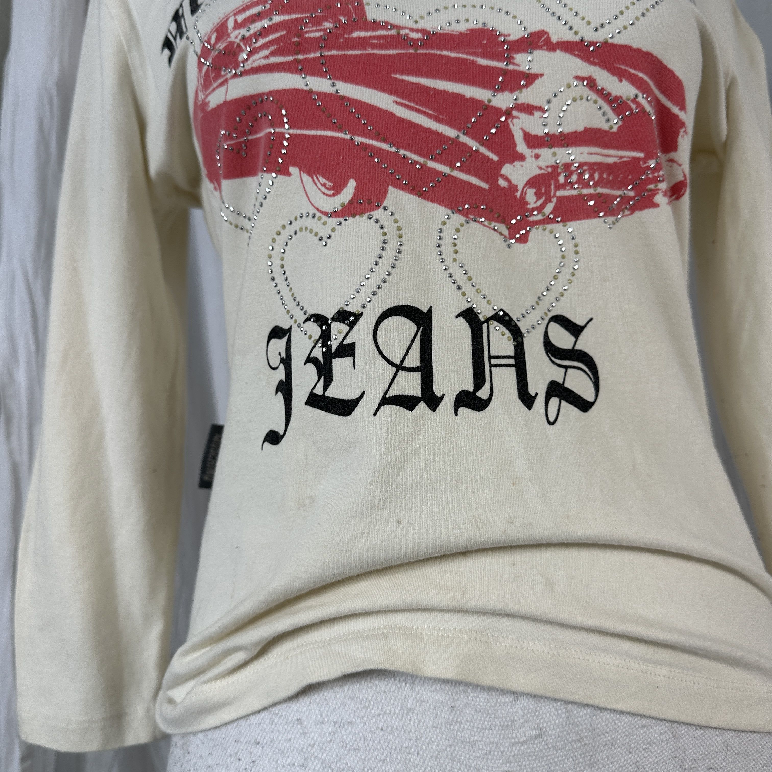 Moschino × Vintage Vintage Y2K Casual Streetwear Longsleeve Moschino Jeans Size L / US 10 / IT 46 - 6 Thumbnail