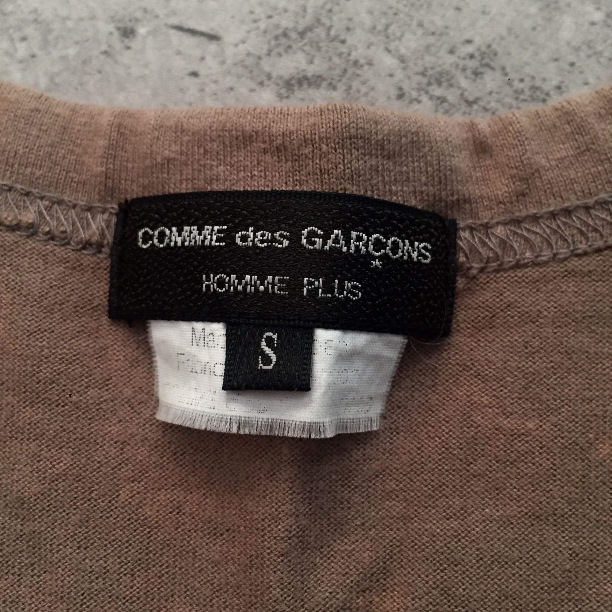Comme des Garcons Homme Plus Archive Run Way 2009 Hybrid CDG Homme Plus Faded Tshirt Size US M / EU 48-50 / 2 - 3 Thumbnail