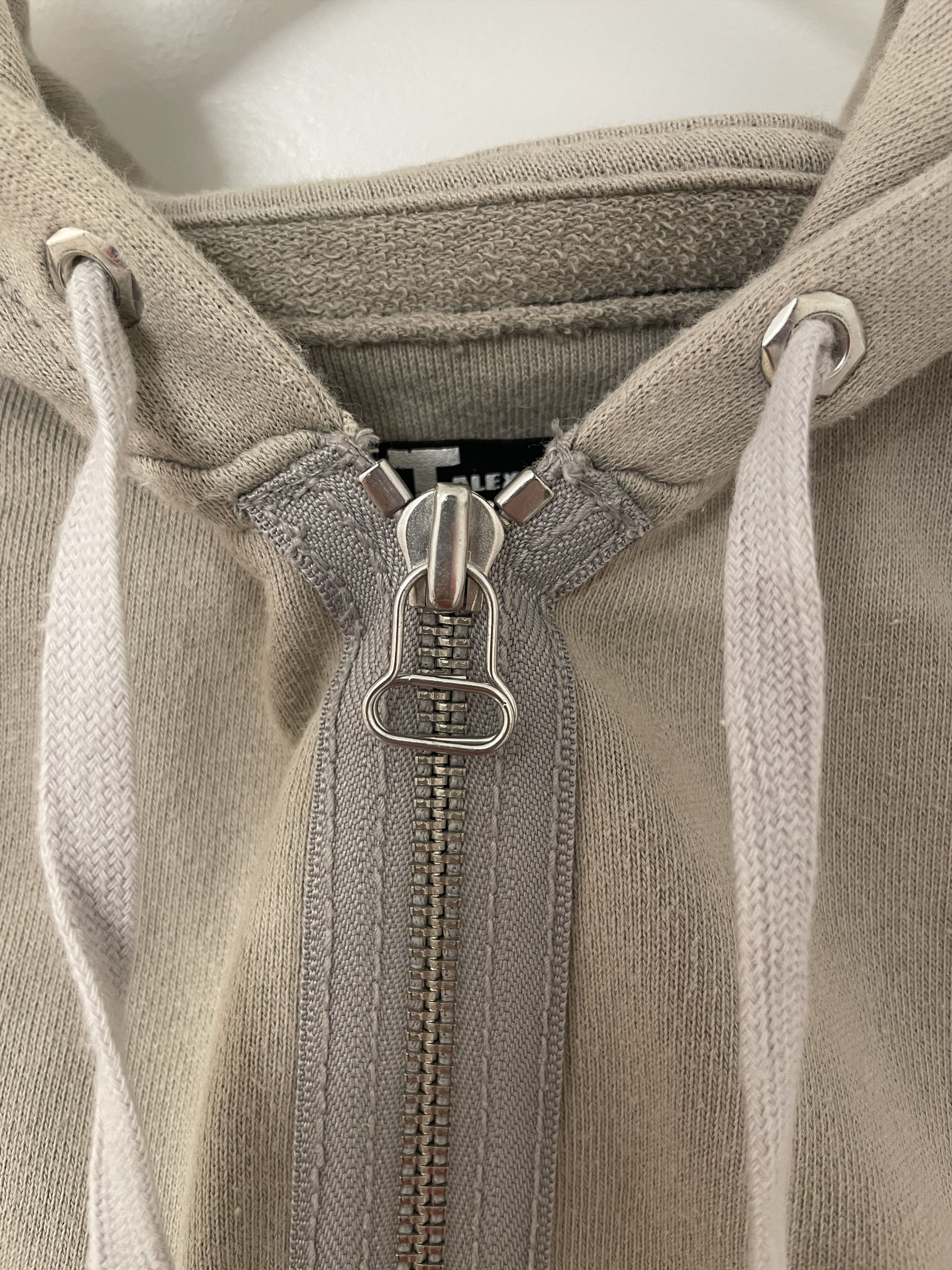 T by Alexander Wang T by Alexander Wang Cream Zip Up Hoodie Size US XS / EU 42 / 0 - 5 Thumbnail