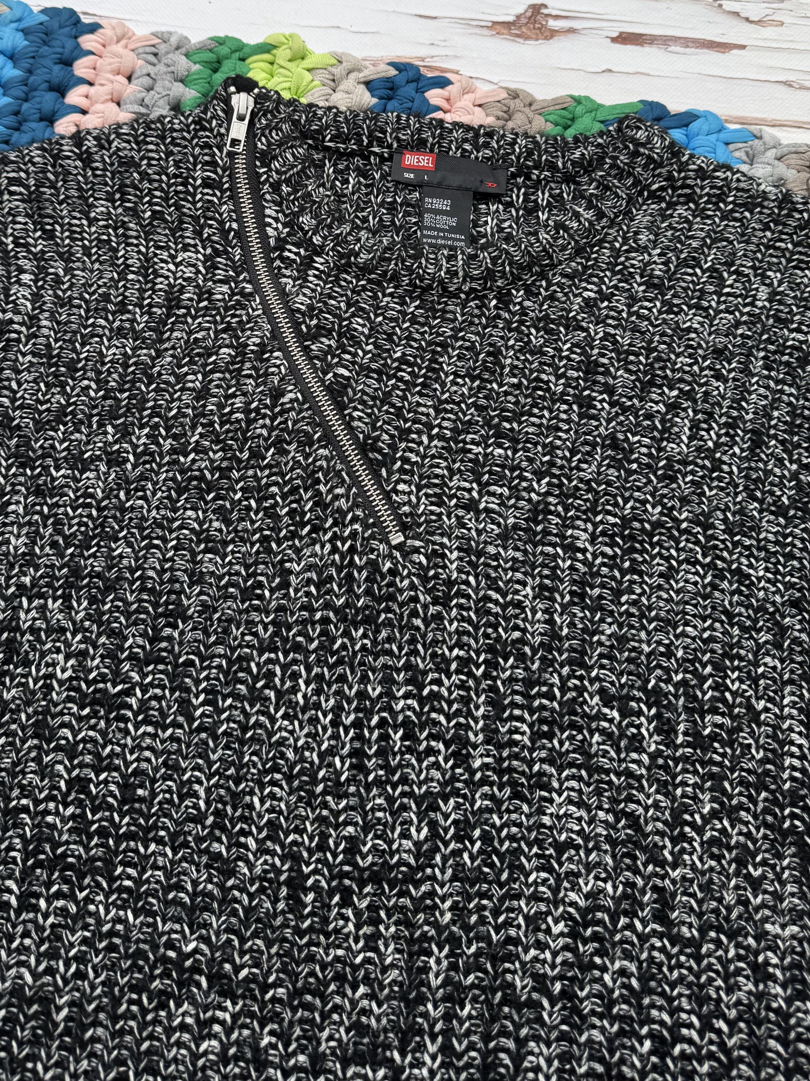 Diesel Diesel Vintage Sweater With Zipper (V250)(D10) Size US L / EU 52-54 / 3 - 4 Thumbnail