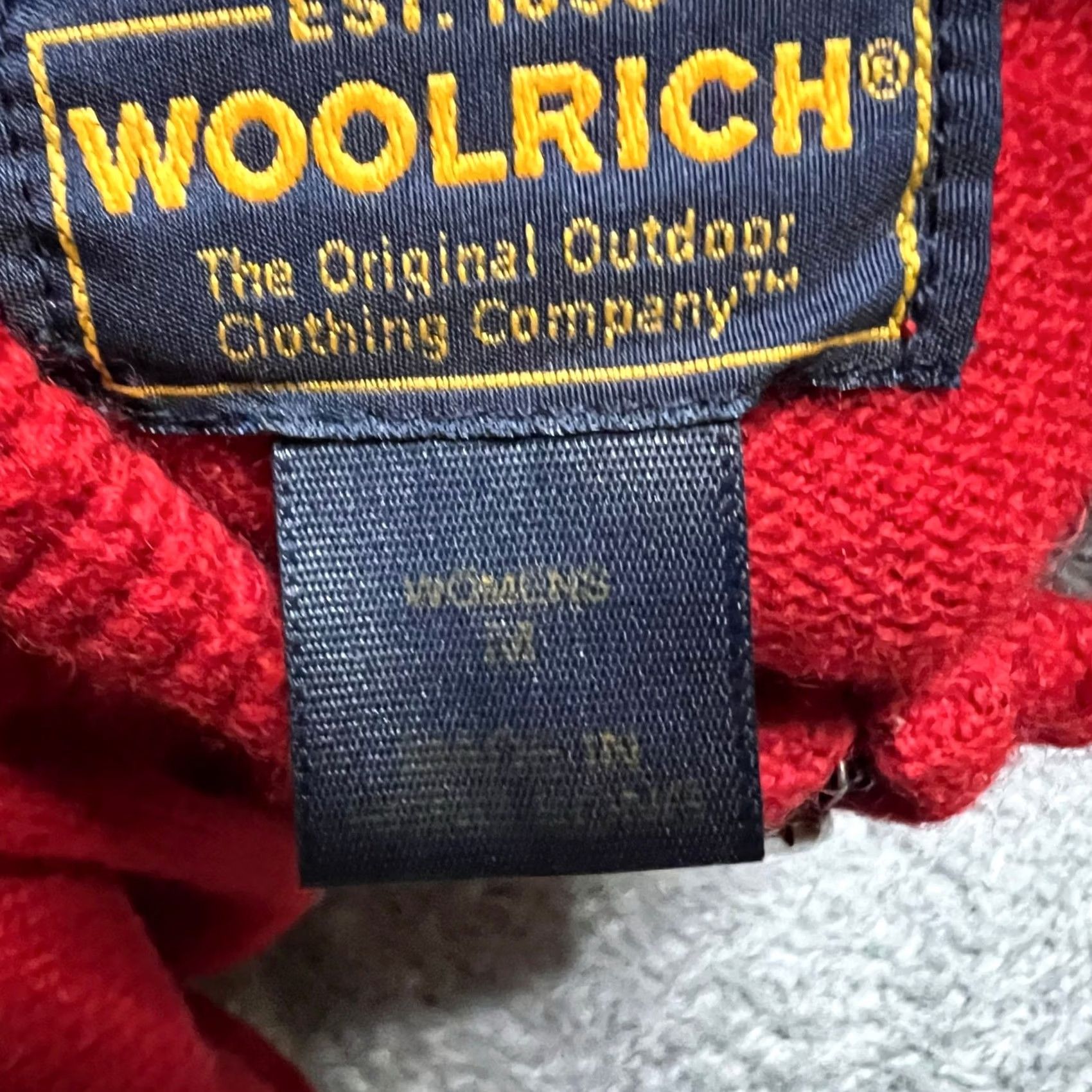Vintage Woolrich Sweater Womens Medium Red Lambs Wool Quarter Zip Aztec Mens? Women? Size M / US 6-8 / IT 42-44 - 6 Thumbnail