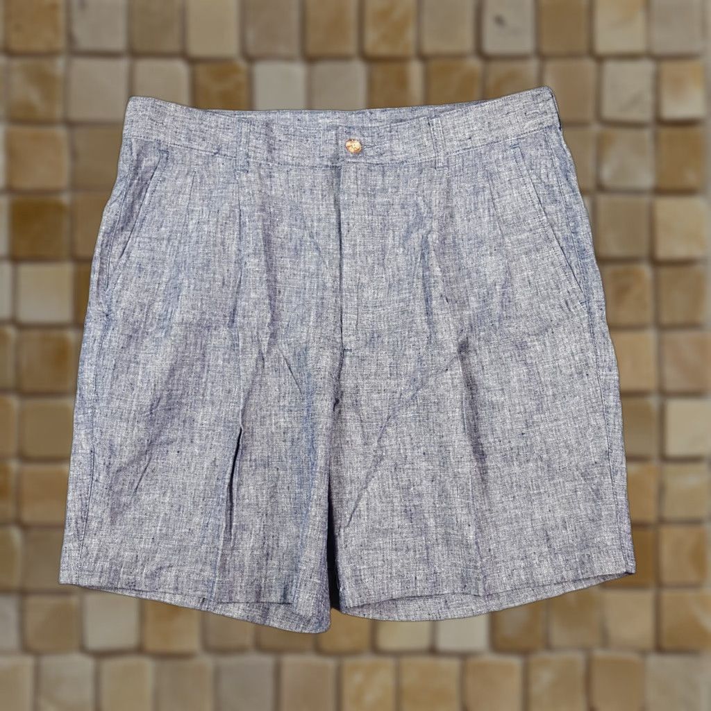 Denime Vintage Grand Slam Cotton Chino Shorts Men’s Size 34 Blue Summer Casual Retro Y2K Size US 34 / EU 50 - 1 Thumbnail