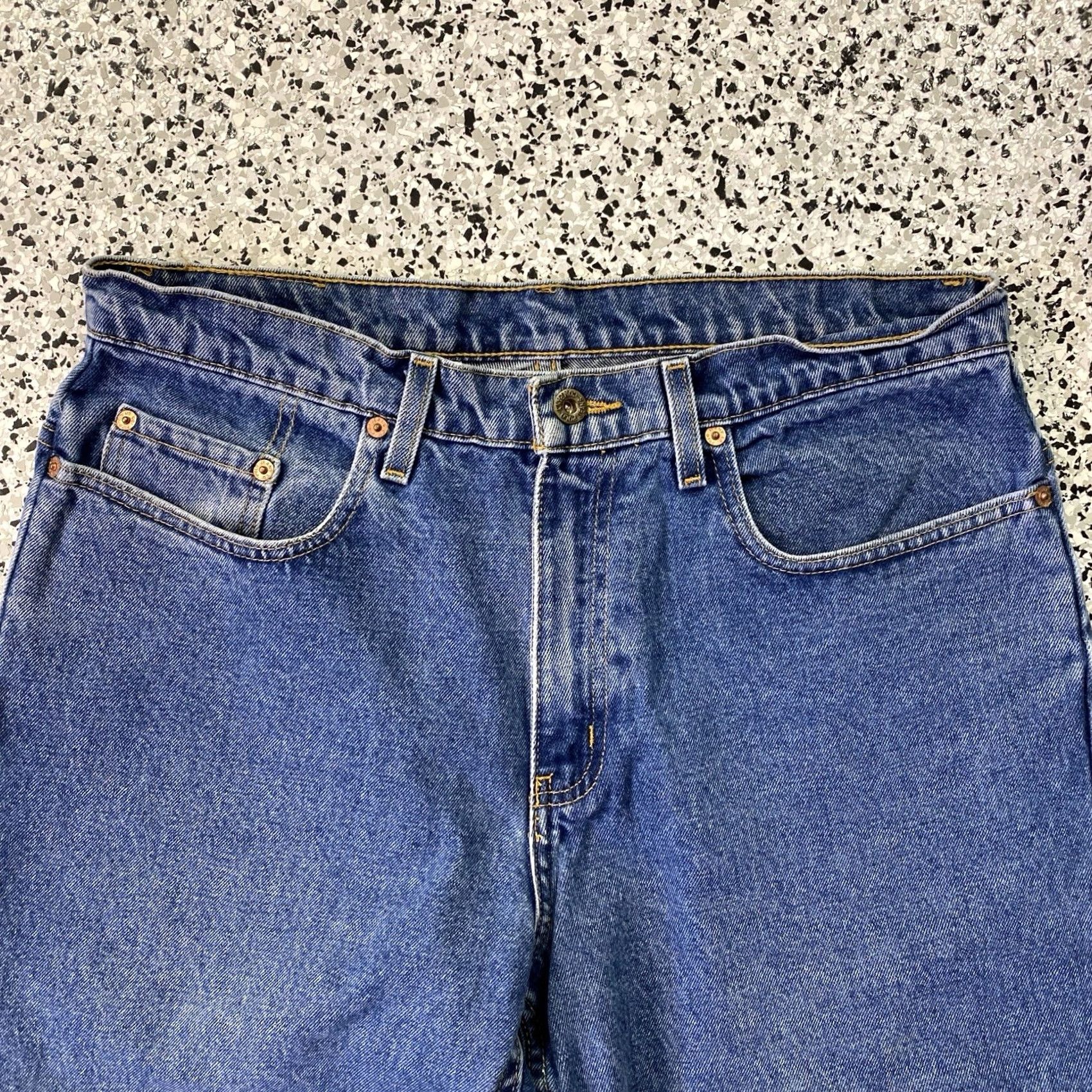 Polo Ralph Lauren VTG Polo Ralph Lauren Polo Jeans Co Jeans Mens 33x32 Straight Denim Logo 5-Pocket Blue Size US XS / EU 42 / 0 - 3 Thumbnail