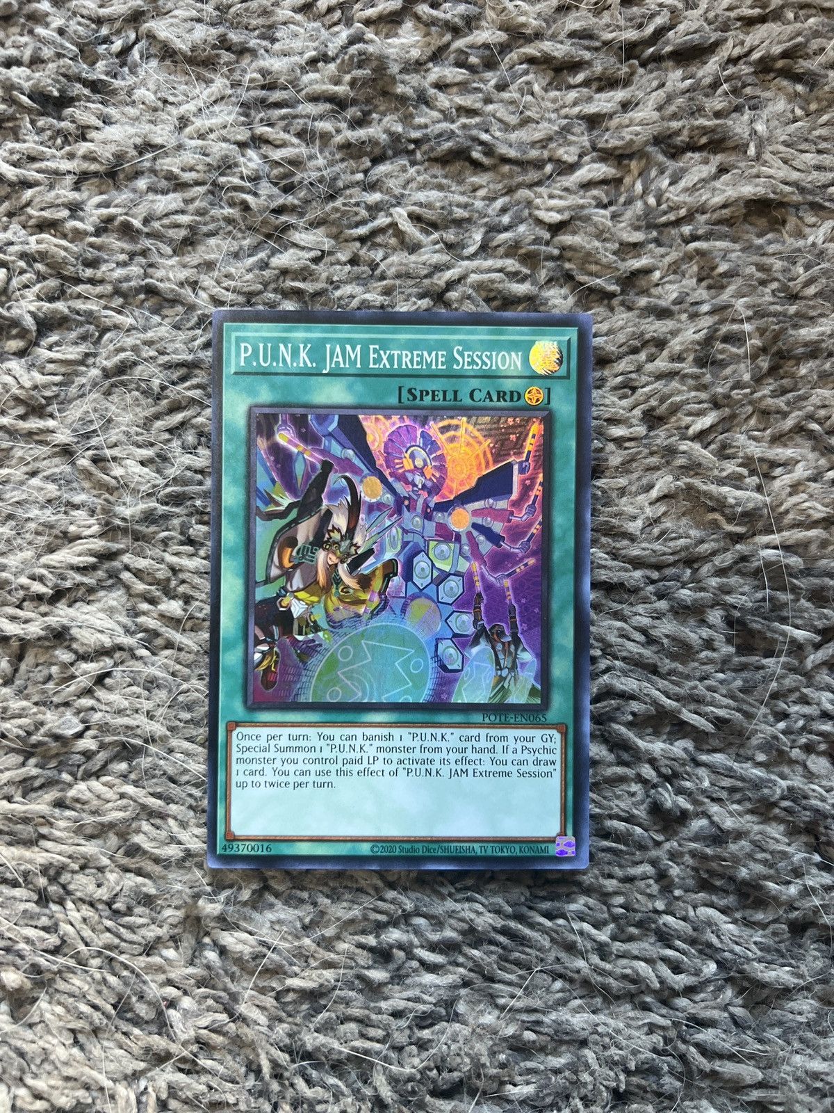 Hypebeast 2020 Konami Yu-Gi-Oh! P.U.N.K. JAM Extreme Session Card Size ONE SIZE - 1 Thumbnail