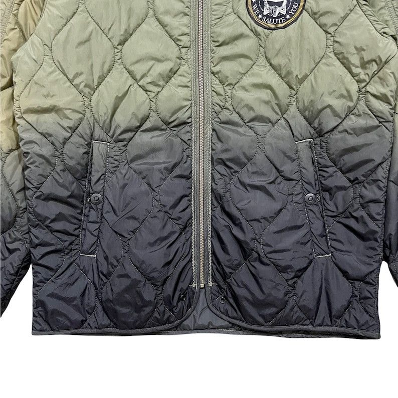 55DSL 55DSL Military Style Quilted Zipper Jacket Size US L / EU 52-54 / 3 - 4 Thumbnail
