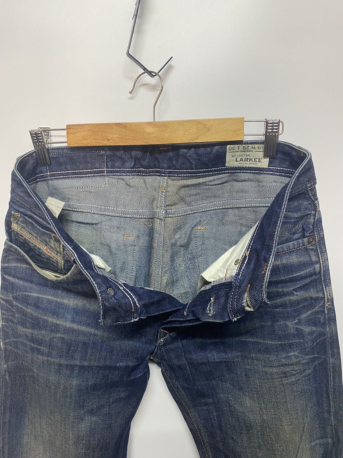 Diesel × Japanese Brand Diesel Industry 0073N Denim Distressed Jeans Size US 30 / EU 46 - 10 Thumbnail