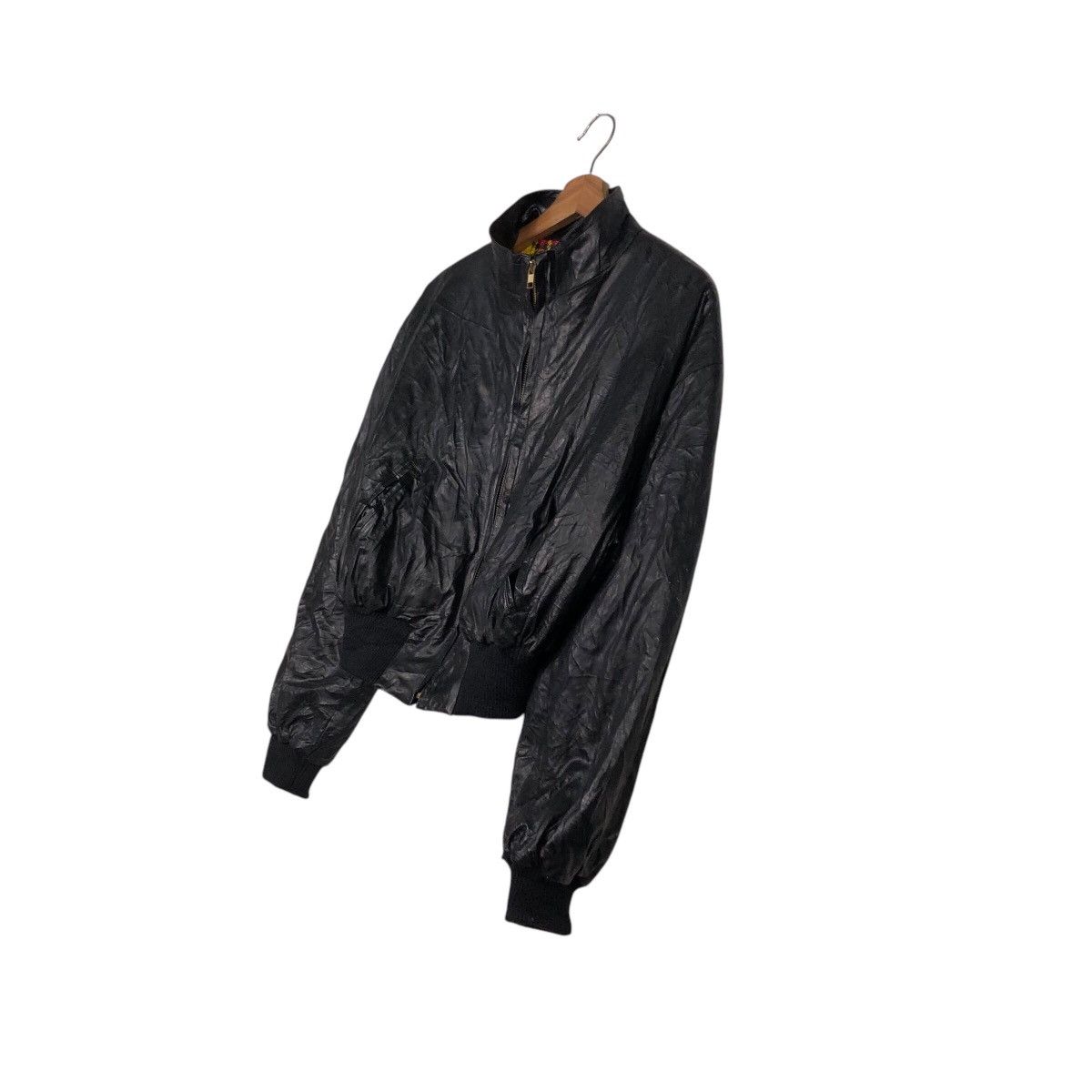 Japanese Brand Vintage Bomber Leather Jacket 49Av Junko Shimada Full Print Size US M / EU 48-50 / 2 - 3 Thumbnail