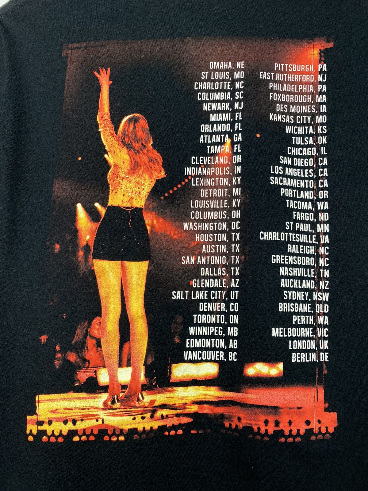 Band Tees Taylor Swift Red Tour T Shirt Tee Lady Gaga Bieber Y2K Size US S / EU 44-46 / 1 - 4 Thumbnail