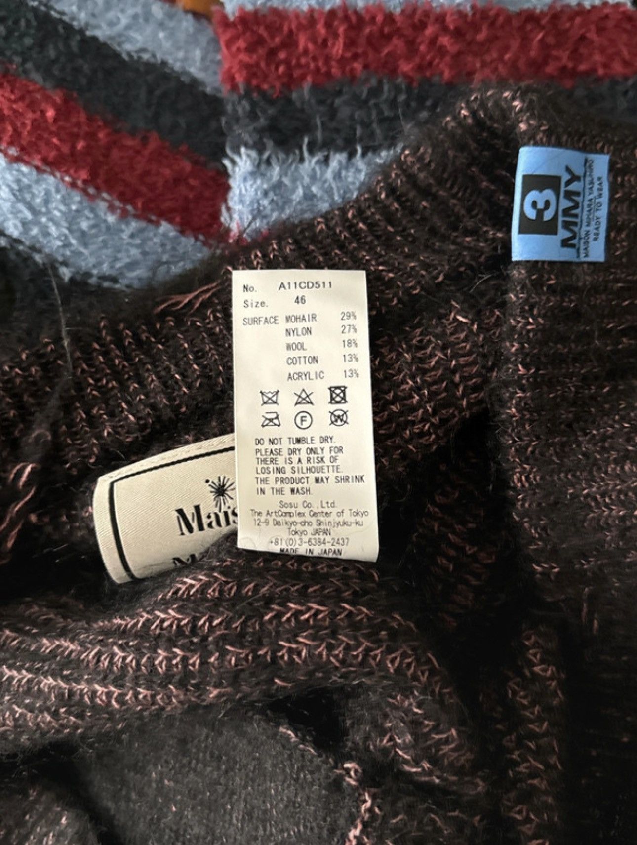 Maison MIHARA YASUHIRO Cardigan Size US M / EU 48-50 / 2 - 2 Thumbnail
