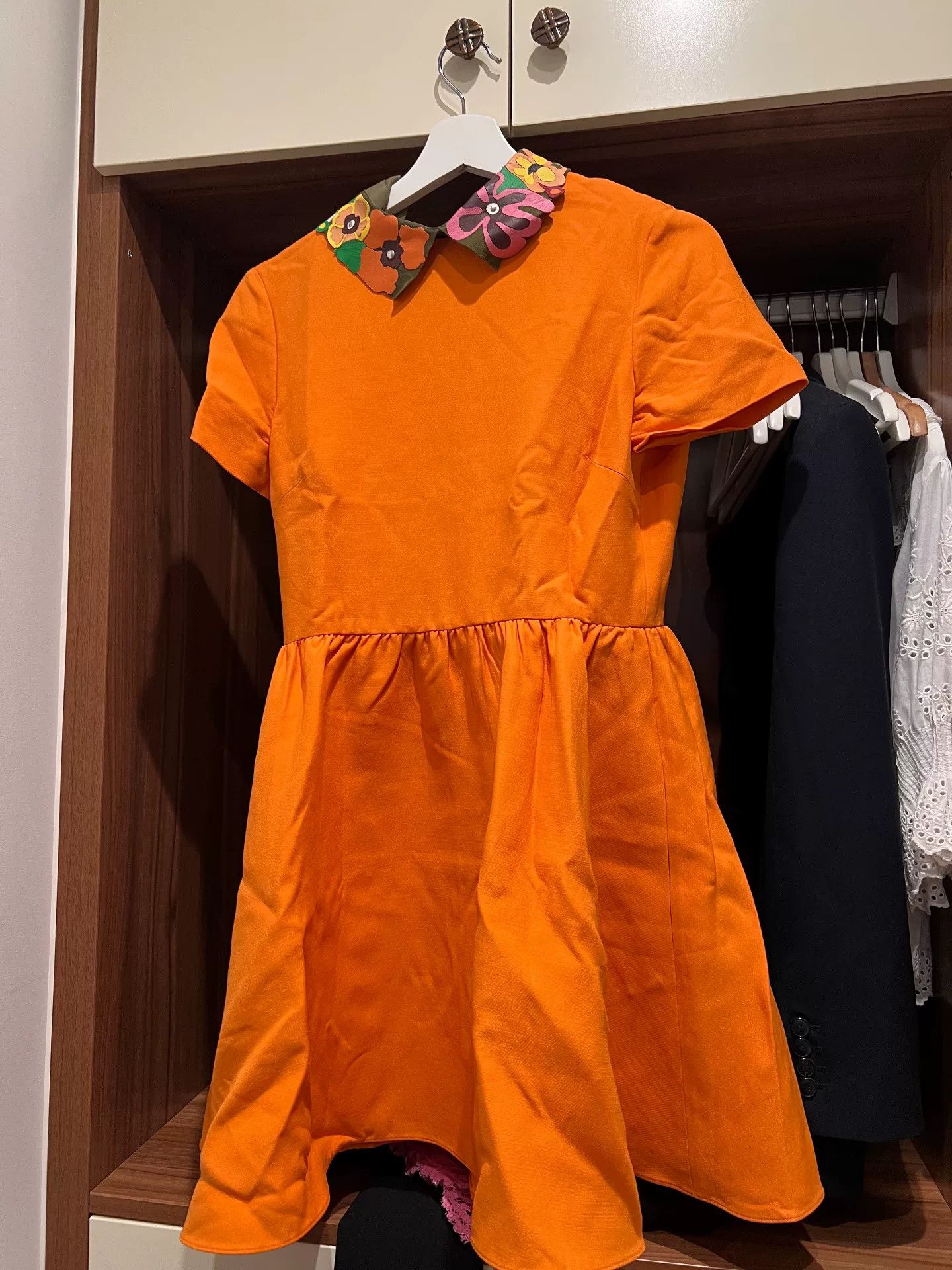Valentino valentino orange princess style dress Size M / US 6-8 / IT 42-44 - 1 Thumbnail