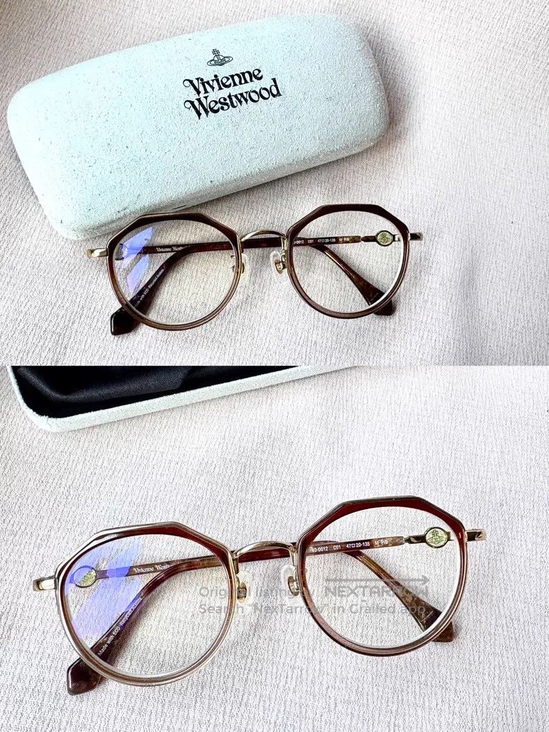 Vivienne Westwood Vivienne Westwood Diamond Edge Square Frame Saturn Nerd Gl Size ONE SIZE - 2 Thumbnail