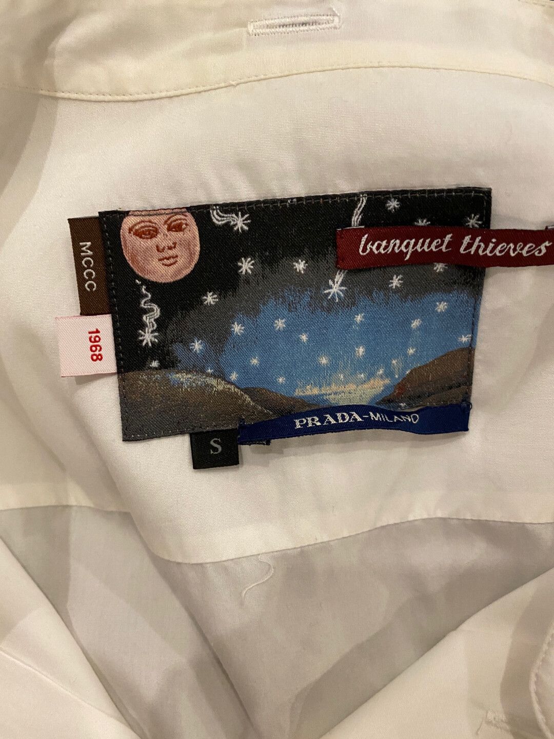 Prada Prada Oil Painting Shirt 2501-Nextarrow Size US S / EU 44-46 / 1 - 7 Thumbnail