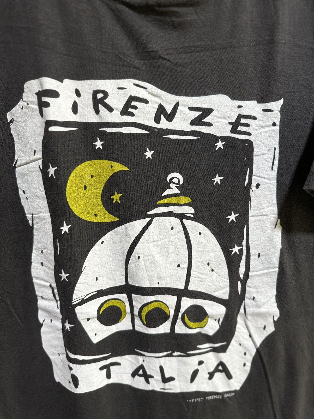 Vintage Vintage Firenze Italia Faded Tee Size US L / EU 52-54 / 3 - 2 Thumbnail