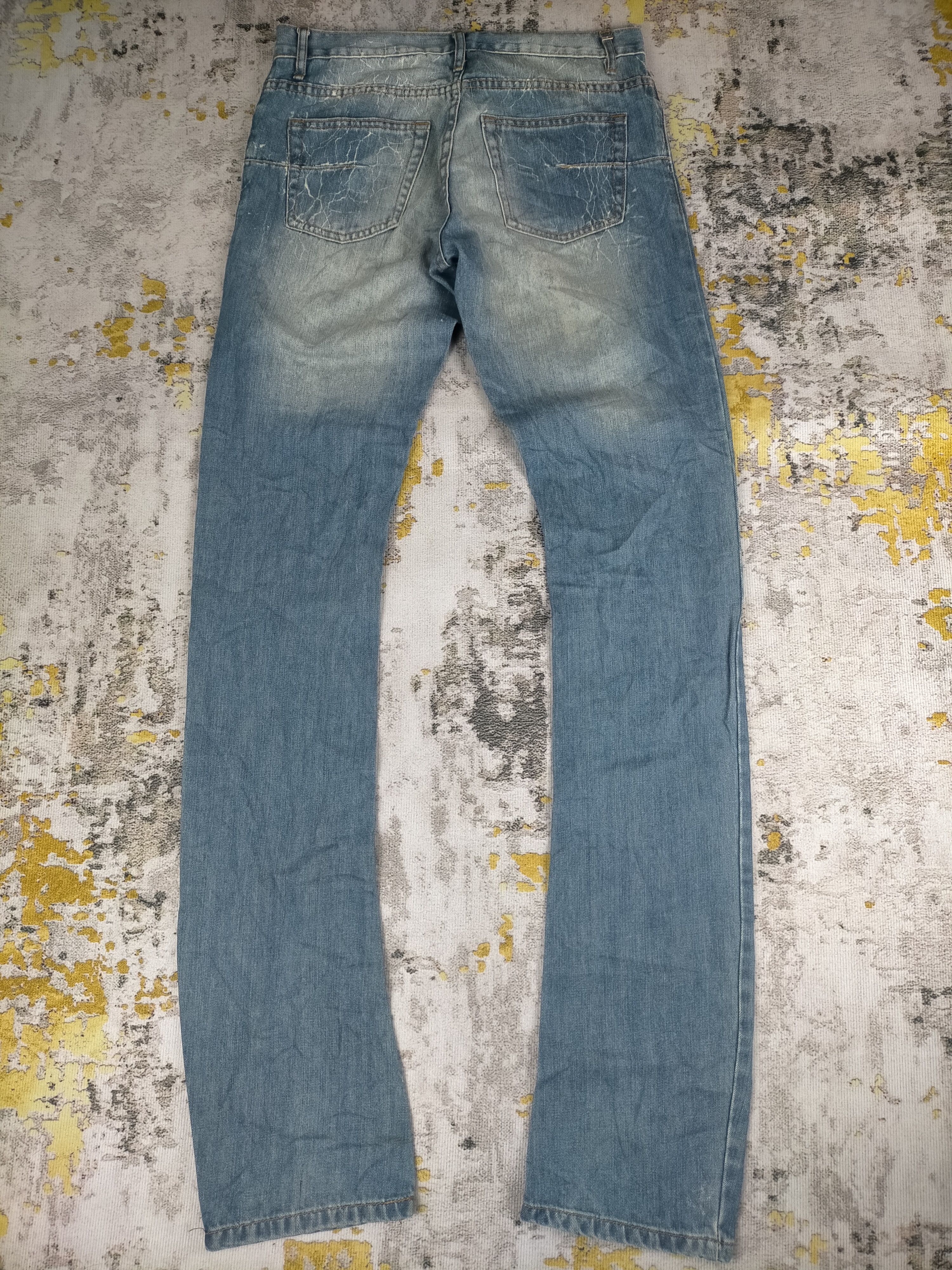 Japanese Brand 🔥 Mudwash Jeans Like Dior Size US 29 - 2 Thumbnail