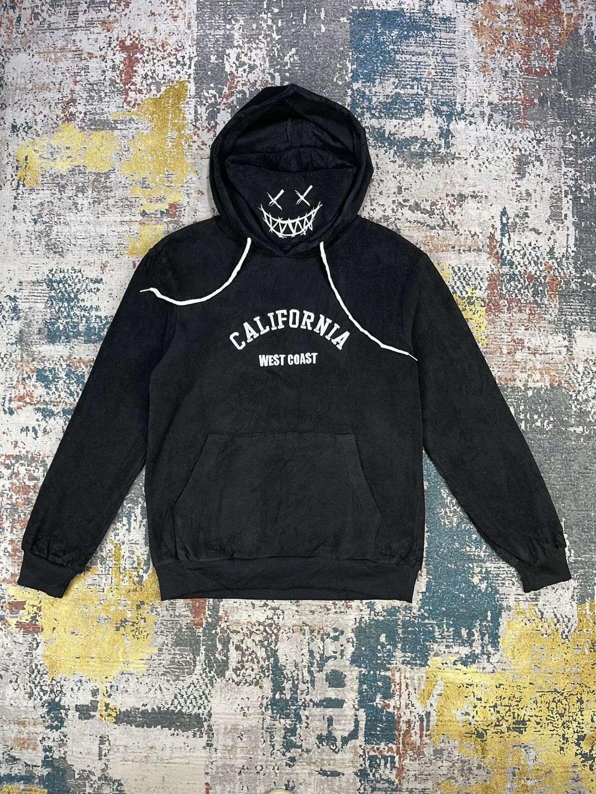 Japanese Brand Z|Man Embroidery Graphic Pull Over Turtleneck Hoodies Size US XS / EU 42 / 0 - 1 Thumbnail