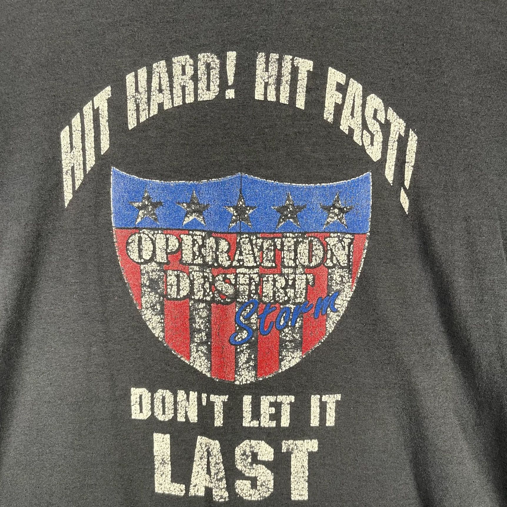 Vintage VINTAGE Operation Desert Storm Shirt Mens XL Graphic Military USA 90s Rare Tee Size US XL / EU 56 / 4 - 3 Thumbnail