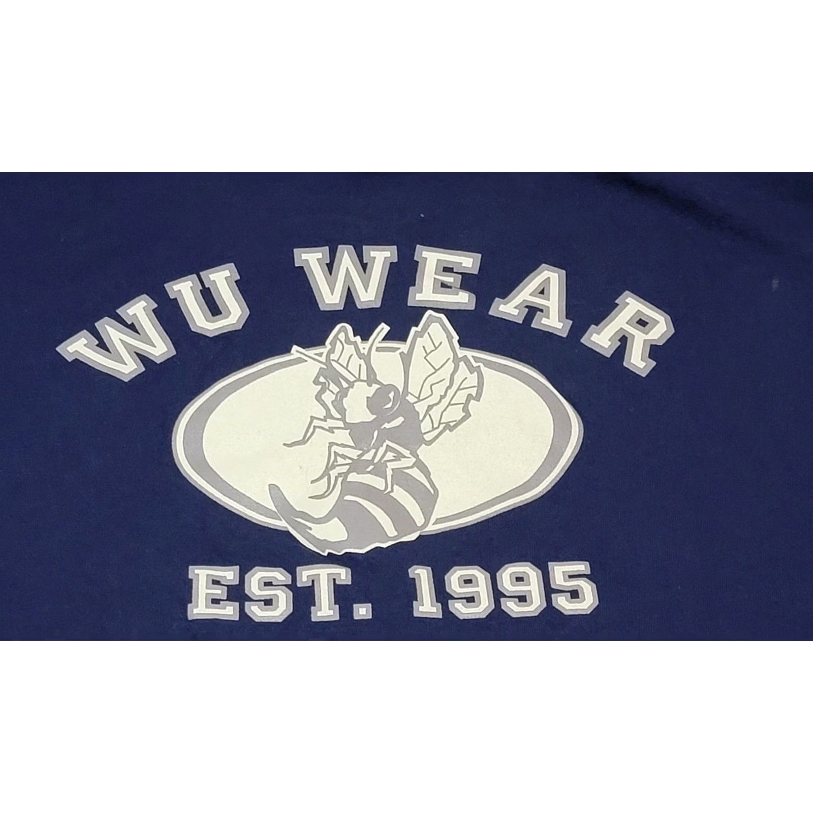 Vintage VINTAGE Wu Wear Shirt WU TANG CLAN Rap Killa Beez XL Blue 90s Mens Size US XL / EU 56 / 4 - 2 Thumbnail