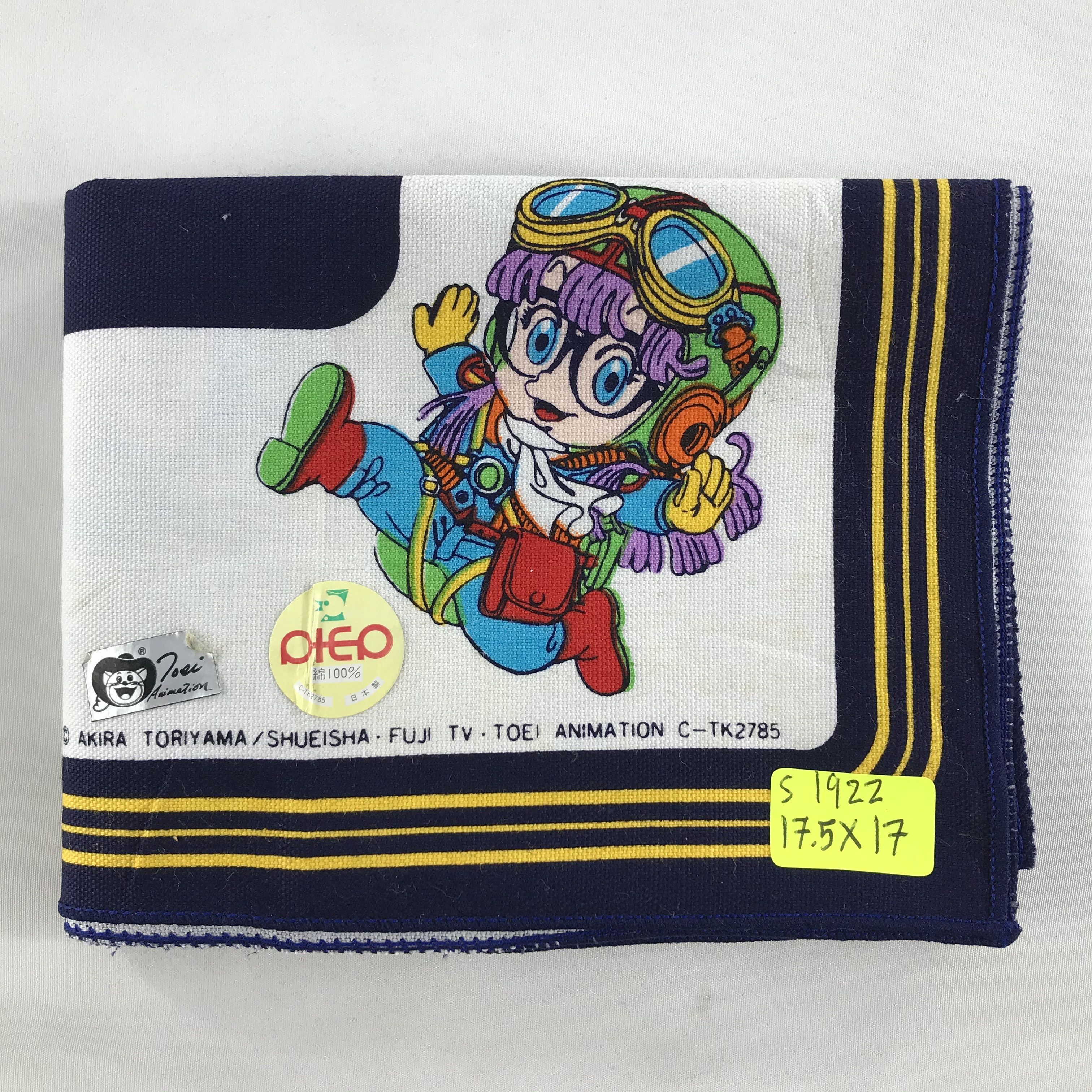 Anime × Japanese Brand × Vintage Dr.Slump Bandana / Handkerchief / Neckerchief - S1922 Size ONE SIZE - 4 Thumbnail