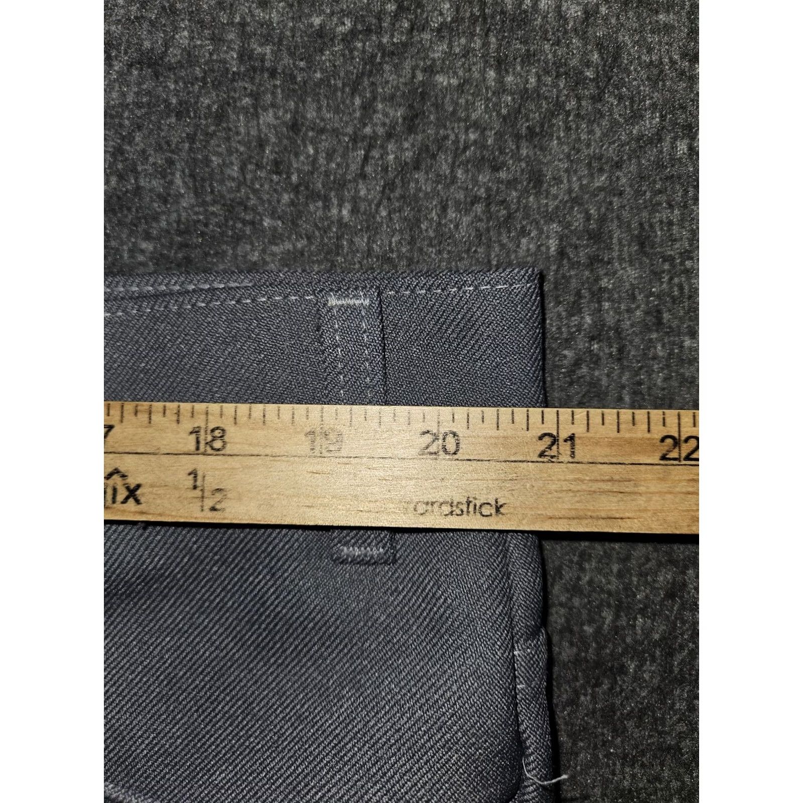 Levi's VINTAGE Levis Pants Mens 42 Gray Polyester Dress Slacks Straight Microfiber 90s Cowboys Western Workwear Mens Size US 42 / EU 58 - 4 Thumbnail