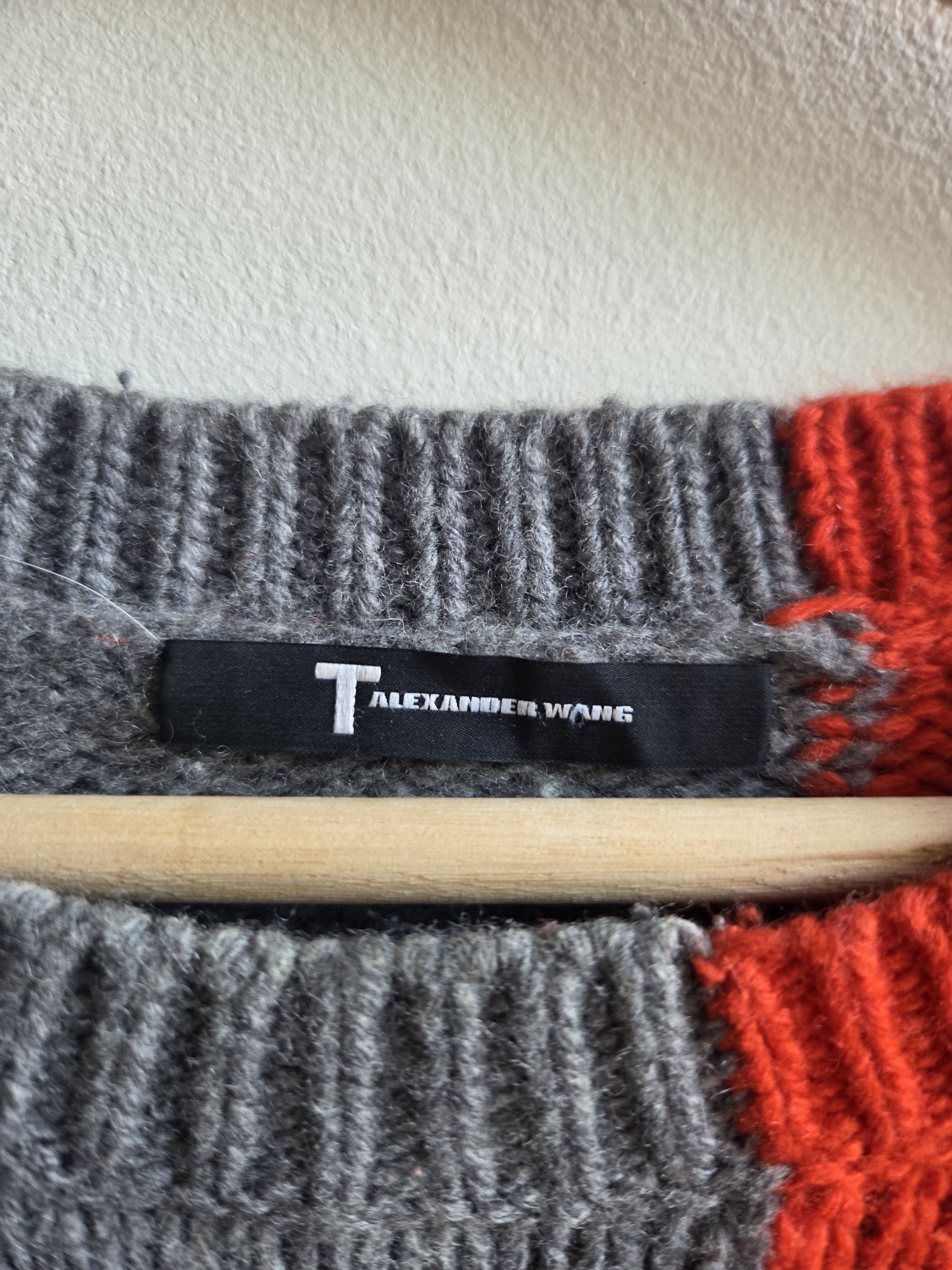 T by Alexander Wang Oversized Orange Stripe Sweater Size US M / EU 48-50 / 2 - 3 Thumbnail