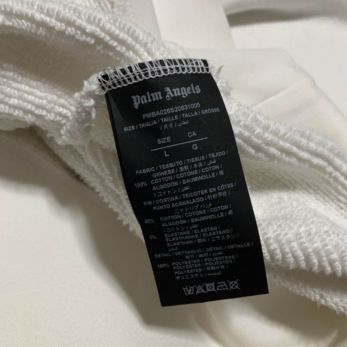 Palm Angels Palm Angels Large Gecko Graphic White Sweatshirt Crewneck Size US L / EU 52-54 / 3 - 8 Thumbnail
