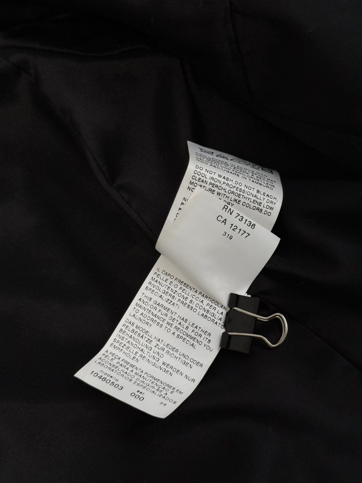 Max Mara Max Mara Black Wool Belted Jacket Tweed Speckled Short Coat Size XS / US 0-2 / IT 36-38 - 16 Thumbnail