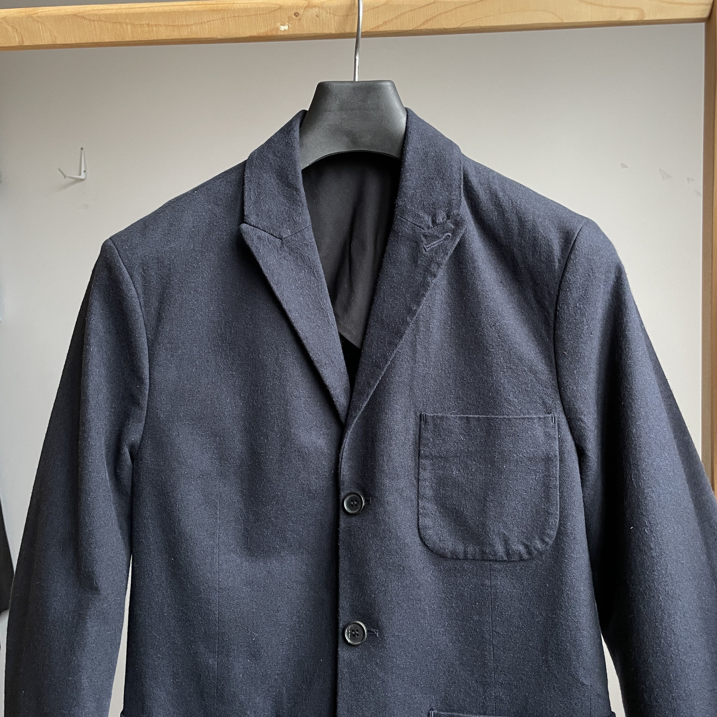 Allsaints Allsaints Cotton Blend Unlined Moleskin Masa Blazer Size 34R - 4 Thumbnail