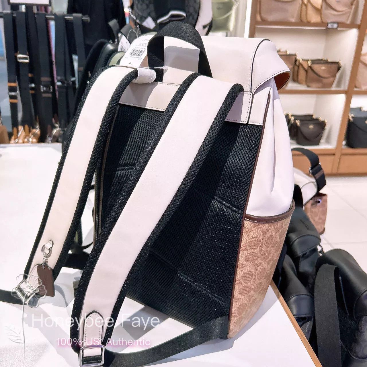 Coach Racer Backpack In Signature Colorblock CT751 Size ONE SIZE - 3 Thumbnail