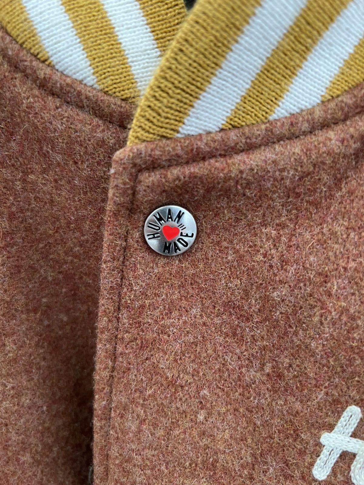 Human Made 🦆Human Made Wool Varsity Jacket Reversible🧸 Size US L / EU 52-54 / 3 - 15 Thumbnail