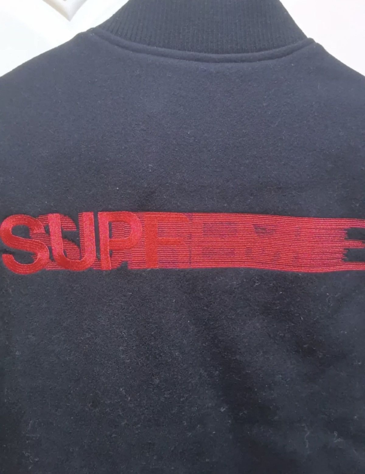 Supreme Supreme black motion logo varsity Jacket Size US M / EU 48-50 / 2 - 3 Thumbnail