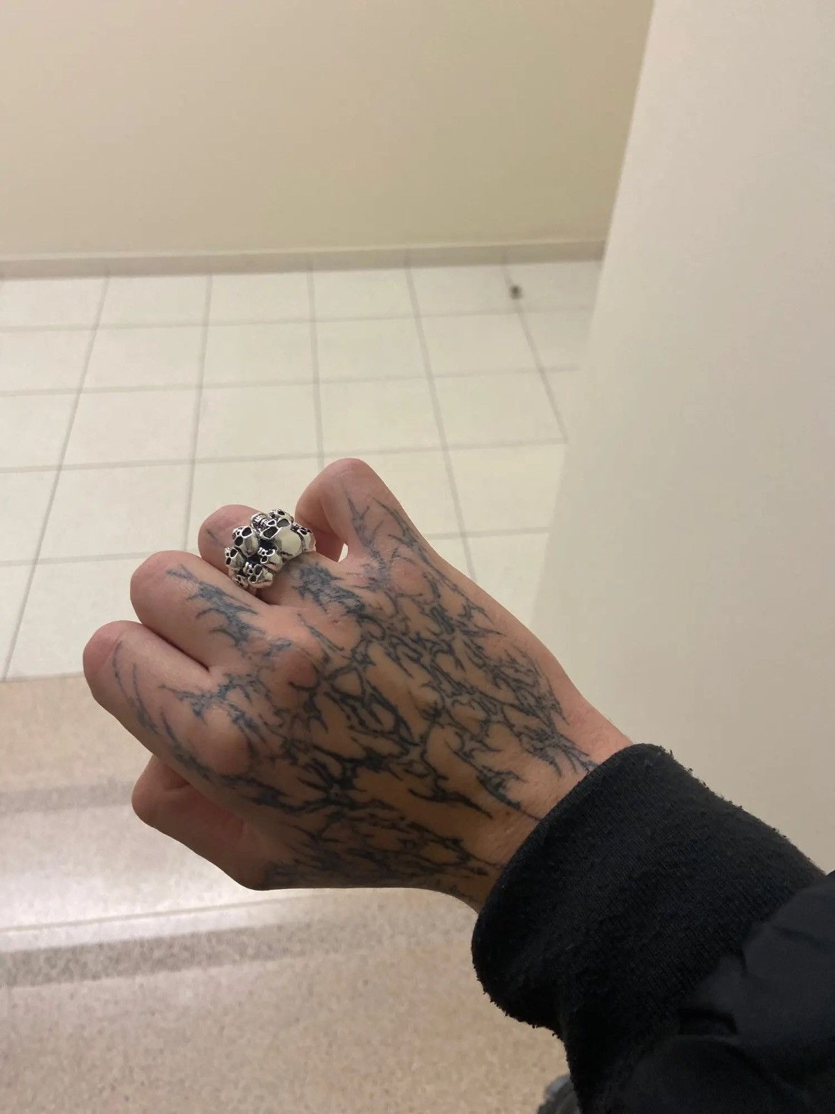 Jewelry Skulls Adjustable Ring Size ONE SIZE - 4 Thumbnail